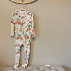 Posh Peanut Fairytale Carriage Baby Romper